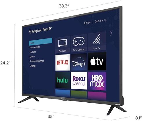 Westinghouse 43-Inch 4K Ultra HD Smart TV HDR 60Hz Refresh Rate Compatible with Alexa & Google Assistant WR43UX4210 (Renewed) in Saudi Arabia