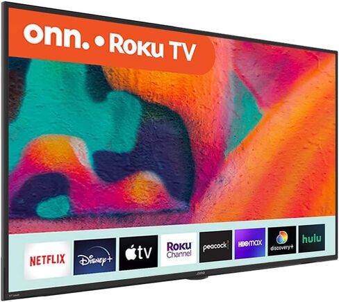 تلفزيون ONN 43 بوصة فئة FHD 1080p LED ذكي تلفزيون متوافق مع Netflix وDisney+ وHBO Max وPrime Video + حامل حائط مجاني (بدون حامل) 100069992 (متجدد) in Kuwait
