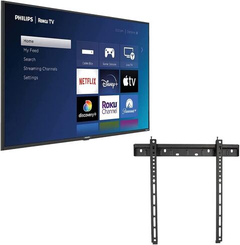 تلفزيون فيليبس 55 بوصة فئة 4K 2160p ذكي LED TV HDR معدل تحديث 60 هرتز يعمل مع Siri Hey Google & Airplay + حامل حائط مجاني (بدون حامل) 55PFL5756/F7 (متجدد) in Saudi Arabia