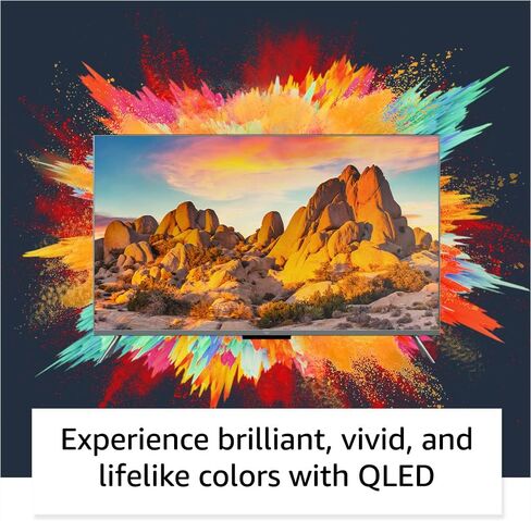 Amazon Fire TV 50" Omni QLED Series 4K UHD smart TV, Dolby Vision IQ, Fire TV Ambient Experience, local dimming, hands-free with Alexa in Kuwait