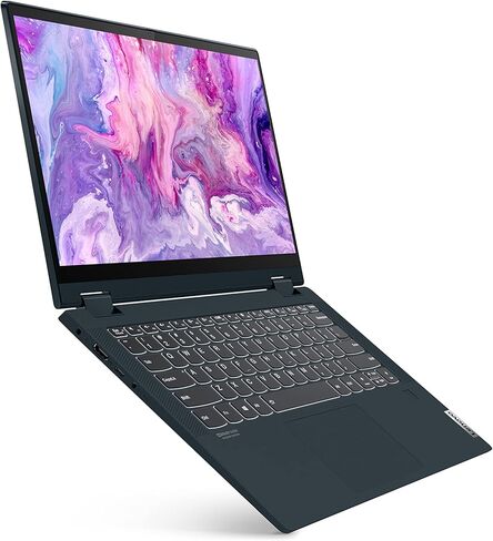 Lenovo Ideapad Flex 5-2022 - دفتر يومي - كمبيوتر محمول 2 في 1 - شاشة لمس عالية الدقة Windows 11 - 14 بوصة - ذاكرة 4 جيجابايت - تخزين 128 جيجابايت - AMD Ryzen 3 - Abyss Blue in Kuwait
