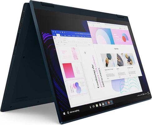 Lenovo Ideapad Flex 5-2022 - دفتر يومي - كمبيوتر محمول 2 في 1 - شاشة لمس عالية الدقة Windows 11 - 14 بوصة - ذاكرة 4 جيجابايت - تخزين 128 جيجابايت - AMD Ryzen 3 - Abyss Blue in Kuwait