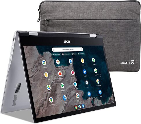 Acer Chromebook Spin 513 Convertible Laptop | Qualcomm Snapdragon 7c | 13.3" FHD IPS Touch Corning Gorilla Glass Display | 8GB LPDDR4X | 64GB eMMC | WiFi 5 | Backlit KB | Chrome OS | CP513-1H-S338 in Saudi Arabia