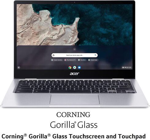Acer Chromebook Spin 513 Convertible Laptop | Qualcomm Snapdragon 7c | 13.3" FHD IPS Touch Corning Gorilla Glass Display | 8GB LPDDR4X | 64GB eMMC | WiFi 5 | Backlit KB | Chrome OS | CP513-1H-S338 in Saudi Arabia