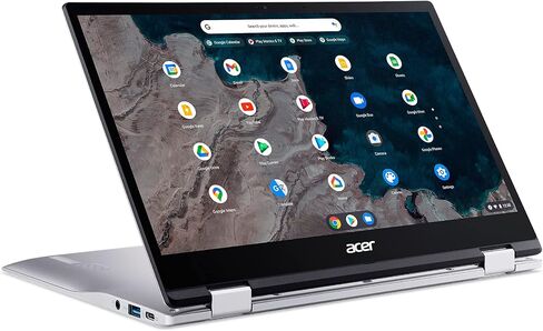 Acer Chromebook Spin 513 Convertible Laptop | Qualcomm Snapdragon 7c | 13.3" FHD IPS Touch Corning Gorilla Glass Display | 8GB LPDDR4X | 64GB eMMC | WiFi 5 | Backlit KB | Chrome OS | CP513-1H-S338 in Saudi Arabia