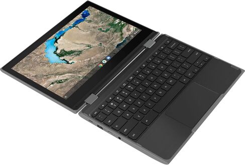 Lenovo 300e 11.6" 2-in-1 Touchscreen Chromebook (Intel N4020, 4GB RAM, 32GB Storage, Stylus, Webcam), Ruggedized & Water Resistant, Flip Convertible Home & Education Laptop, IST Pen, Chrome OS in Saudi Arabia