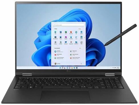 LG gram 16" 2in1 Lightweight Laptop, Intel® 12th Gen Core® i7 Evo™ Platform, Windows 11 Home, 16GB RAM, 512GB SSD, Black in Saudi Arabia