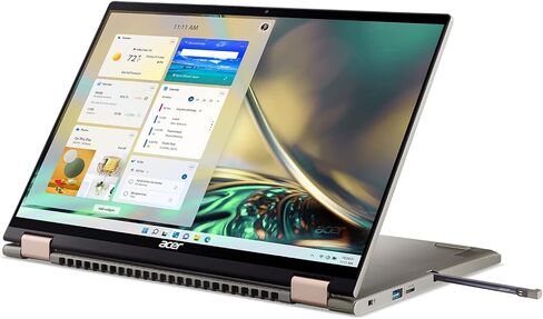 Acer Spin 5 Intel Evo Convertible Laptop | 14" 2560 x 1600 IPS Touch (425nit & 100% sRGB) | Intel Core i7-1260P | 16GB LPDDR5 | 1TB SSD | Killer WiFi 6E | Active Stylus | Windows 11 | SP514-51N-70LZ in Saudi Arabia