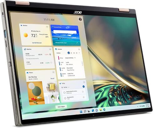 Acer Spin 5 Intel Evo Convertible Laptop | 14" 2560 x 1600 IPS Touch (425nit & 100% sRGB) | Intel Core i7-1260P | 16GB LPDDR5 | 1TB SSD | Killer WiFi 6E | Active Stylus | Windows 11 | SP514-51N-70LZ in Saudi Arabia