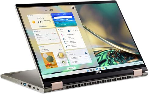 Acer Spin 5 Intel Evo Convertible Laptop | 14" 2560 x 1600 IPS Touch (425nit & 100% sRGB) | Intel Core i7-1260P | 16GB LPDDR5 | 1TB SSD | Killer WiFi 6E | Active Stylus | Windows 11 | SP514-51N-70LZ in Saudi Arabia