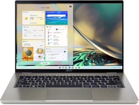 Acer Spin 5 Intel Evo Convertible Laptop | 14" 2560 x 1600 IPS Touch (425nit & 100% sRGB) | Intel Core i7-1260P | 16GB LPDDR5 | 1TB SSD | Killer WiFi 6E | Active Stylus | Windows 11 | SP514-51N-70LZ in Saudi Arabia