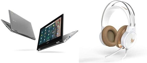 ايسر لابتوب كروم بوك سبين 11 CP311-1H-C5PN قابل للتحويل، سيليرون N3350، شاشة لمس HD 11.6 انش، DDR4 4 جيجا، اي ام ام سي 32 جيجا، جوجل كروم in Kuwait