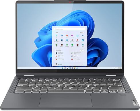 Lenovo IdeaPad Flex 5-2023 - Touchscreen 2-in-1 Laptop - Windows 11 Home - 14" FHD Display - 16GB Memory - 256GB Storage - AMD Ryzen 5 5500U - Abyss Blue in Saudi Arabia