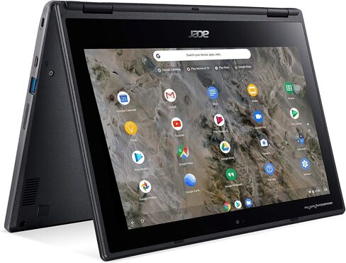 Acer Chromebook Spin 311 R721T-62ZQ 11.6" Touchscreen 2 in 1 Chromebook - 1366 x 768 - A-Series A6-9220C - 4 GB RAM - 32 GB Flash Memory - Shale Black - Chrome OS - AMD Radeon R5 Graphics - in-pl in Saudi Arabia