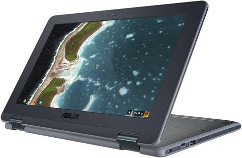 ASUS Flip C213SA 11.6" Touchscreen Chromebook, Intel Celeron, 4GB RAM, 32GB eMMC, Chrome OS (Renewed) in Saudi Arabia