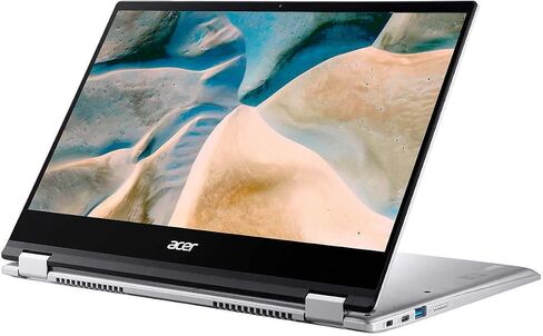 Acer 2023 Newest Spin 514 2-in-1 Chromebook قابل للتحويل، AMD Ryzen 3 3250C (يصل إلى 3.5 جيجا هرتز)، شاشة لمس 14 بوصة FHD IPS، ذاكرة الوصول العشوائي 8 جيجا، 128 جيجا eMMC، WiFi، لوحة مفاتيح بإضاءة خلفية، 12+ ساعة، نظام تشغيل Chrome + كابلات Marxsol in Saudi Arabia