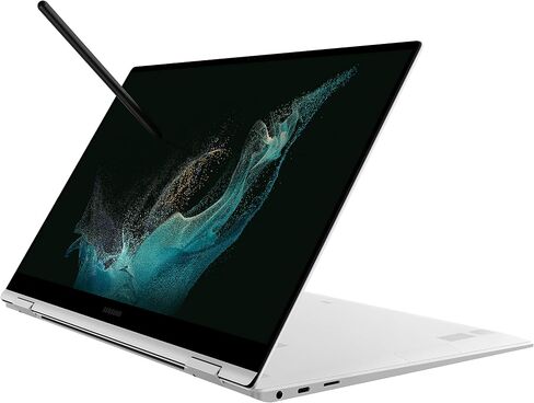 SAMSUNG 15.6" Galaxy Book2 Pro 360 Laptop Computer for Business, i7 / 16GB / 512GB, Windows 11 Pro , 12th Gen Intel Core Processor, Evo Certified, 2022 Model, NP954QED-KJ2US, Silver in Saudi Arabia