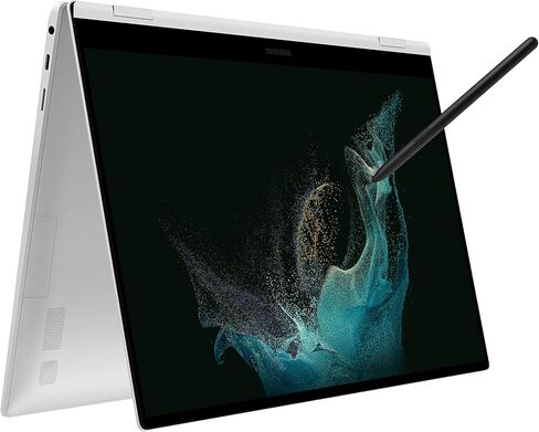 SAMSUNG 15.6" Galaxy Book2 Pro 360 Laptop Computer for Business, i7 / 16GB / 512GB, Windows 11 Pro , 12th Gen Intel Core Processor, Evo Certified, 2022 Model, NP954QED-KJ2US, Silver in Saudi Arabia