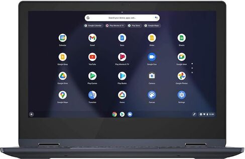2022 Lenovo Flex 3 Touchscreen Chromebook, 2-in-1 11.6" HD for Business and Student Laptop, MT8183 CPU, 4GB LPDDR3, 64GB eMMC, Webcam, Blue, Chrome OS (Renewed) in Saudi Arabia