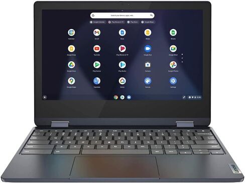 2022 Lenovo Flex 3 Touchscreen Chromebook, 2-in-1 11.6" HD for Business and Student Laptop, MT8183 CPU, 4GB LPDDR3, 64GB eMMC, Webcam, Blue, Chrome OS (Renewed) in Saudi Arabia