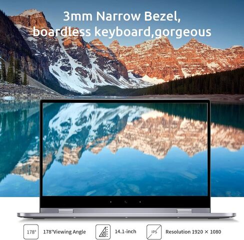 بي ماكس لابتوب واي 11 بلس 2 في 1، شاشة تعمل باللمس، رباعي النواة N5100 (حتى 2.8GHz)، 8GB LPDDR4، 256GB ساتا SSD 11.6 انش FHD (1920×1080)، قابل للتحويل 360 درجة، نوع C، HDMI، هيكل معدني بالكامل in Saudi Arabia