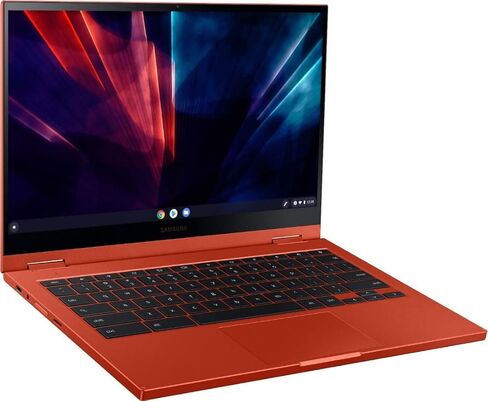 سامسونج جالاكسي Chromebook2 كمبيوتر محمول بشاشة لمس 360 درجة قابل للتحويل| شاشة QLED مقاس 13 بوصة بدقة FHD| Intel Core i3-10110U، Wi-Fi 6، USB من النوع C، نظام تشغيل Chrome، عمر بطارية طويل، كاميرا (8 جيجابايت رام | 128 جيجابايت eMMC + بطاقة SD 128 جيجابا in Saudi Arabia