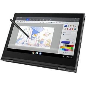 Lenovo 500e Chromebook 2nd Gen 81MC001EUS 11.6" Touchscreen 2 in 1 Chromebook - HD - 1366 x 768 - Intel Celeron N4120 Quad-core (4 Core) 1.10 GHz - 4 GB RAM - 32 GB Flash Memory - Black in Saudi Arabia