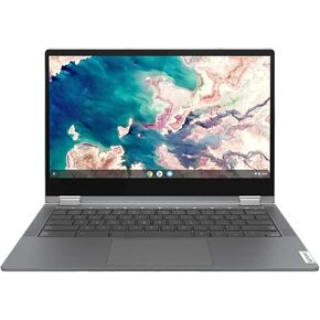 2022 LENOVO Chromebook Flex 5 13.3" FHD IPS Touchscreen 2-in-1 Laptop 10th Dual-Core Intel i3-10110U 4GB DDR4 64GB NVMe SSD UHD Graphics USB-C Wi-Fi 6 Backlit Keyboard w/ RATZK 32GB USB Drive