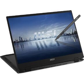 MSI لابتوب ساميت E16 فليب ايفو 16 انش QHD+ 165Hz لمس 2 في 1: انتل كور i7-1360P، انتل ايريس اكس اي، 32GB DDR5، 1TB NVMe SSD، 360 فليب، قلم، ويندوز 11 برو، اسود A13MT-258US in Saudi Arabia