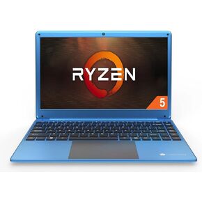 كمبيوتر محمول عالي الأداء مقاس 14.1 بوصة FHD باللون الأزرق Ryzen 5 رباعي النواة حتى 3.7 معالج 8 جيجابايت DDR4 RAM 256 جيجابايت SSD HDMI Wi-Fi Win 11 (متجدد) in Kuwait