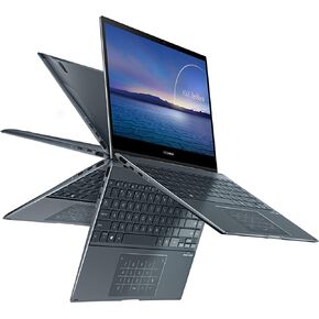 ASUS ZenBook Flip 13 Ultra Slim 2-in-1 Laptop, 13.3" FHD Touchscreen Display, Intel Core i7-1065G7 Processor, 16GB RAM, 512GB PCIe SSD, Thunderbolt 3, Windows 10 Pro, Pine Grey, UX363JA-XB71T in Kuwait