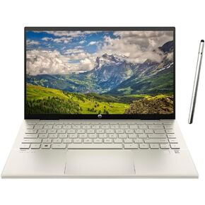 HP Pavilion x360 2-in-1 Touchscreen Laptop, 14" FHD IPS Touch, Intel 4-Core i5-1155G7, Intel Iris Xe Graphics, Backlit KB, Alexa, Fingerprint, 16GB RAM, 512GB SSD, Bundle Stylus Pen, Win11 Home, Gold in Saudi Arabia