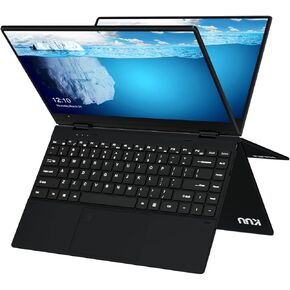 كمبيوتر محمول KUU FLEXONE 2 في 1، ذاكرة وصول عشوائي DDR4 سعة 8 جيجابايت ومحرك أقراص SSD سعة 512 جيجابايت، وشاشة لمس IPS مقاس 14 بوصة، ومعالج Pentium J5040، ونظام التشغيل Windows 11 Pro، وقارئ بصمات الأصابع، وبلوتوث 5.1، وهيكل معدني بالكامل in Kuwait