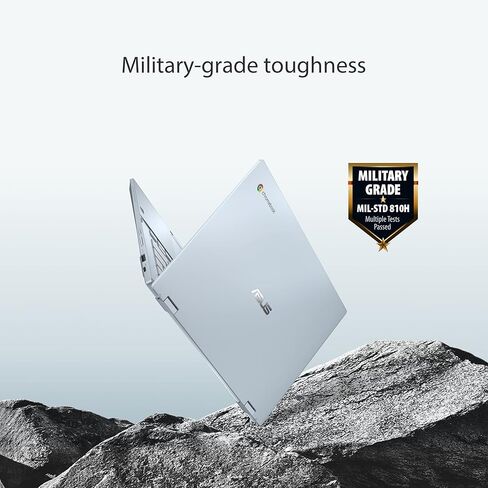 ASUS Chromebook Enterprise Flip CX3، شاشة لمس FHD مقاس 14 بوصة، Intel Core i7-1160G7، محرك أقراص SSD سعة 512 جيجابايت، ذاكرة وصول عشوائي سعتها 16 جيجابايت، لوحة مفاتيح بإضاءة خلفية، Wi-Fi 6، نظام تشغيل Chrome مع ترقية Chrome Enterprise، CX3400FMA-GE762T-S in Saudi Arabia