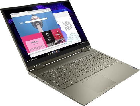 2022 LENOVO Yoga 7i 2-in-1 Laptop 14 inch FHD Touchscreen Intel EVO Platform 11th Core i7-1165G7 Iris Xe Graphics 12GB DDR4 1TB SSD WI-FI 6 Thunderbolt 4.0 Backlit KB with Fingerprint Windows 10 in Saudi Arabia