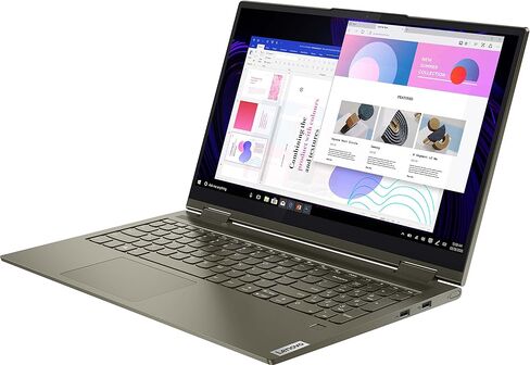 2022 LENOVO Yoga 7i 2-in-1 Laptop 14 inch FHD Touchscreen Intel EVO Platform 11th Core i7-1165G7 Iris Xe Graphics 12GB DDR4 1TB SSD WI-FI 6 Thunderbolt 4.0 Backlit KB with Fingerprint Windows 10 in Saudi Arabia