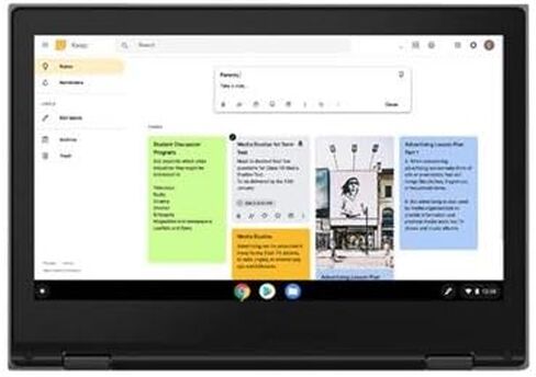 Lenovo 500e Chromebook 2nd Gen 81MC001EUS 11.6" Touchscreen 2 in 1 Chromebook - HD - 1366 x 768 - Intel Celeron N4120 Quad-core (4 Core) 1.10 GHz - 4 GB RAM - 32 GB Flash Memory - Black in Saudi Arabia