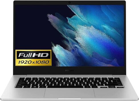 Samsung Galaxy Book 14 Plus Slim Pro Laptop Qualcomm 8-Core يصل إلى 2.55 جيجا هرتز 128 جيجا SSD 4 جيجا 14 بوصة Full HD BT Webcam WiFi 5 Windows 11 (متجدد) in Saudi Arabia