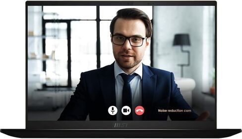MSI لابتوب ساميت E16 فليب 16 انش QHD+ رفيع جدا 2 في 1 للاعمال: انتل كور i7-1260P ايريس Xe 16GB LPDDR5 1TB NVMe SSD قلاب 360 درجة ثاندربولت 4 قلم MSI ويندوز 11 برو اسود A12UDT-009 in Kuwait