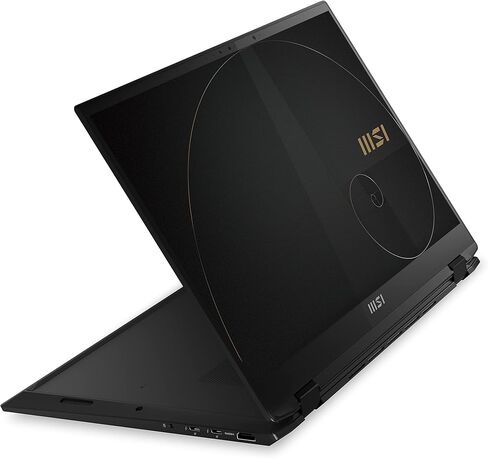 MSI لابتوب ساميت E16 فليب 16 انش QHD+ رفيع جدا 2 في 1 للاعمال: انتل كور i7-1260P ايريس Xe 16GB LPDDR5 1TB NVMe SSD قلاب 360 درجة ثاندربولت 4 قلم MSI ويندوز 11 برو اسود A12UDT-009 in Kuwait