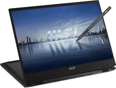 MSI Summit E16 Flip EVO 16" QHD+ 165Hz Touch 2-in-1 Laptop: Intel Core i7-1360P, Intel Iris Xe, 32GB DDR5, 1TB NVMe SSD, 360 Flip, Thunderbolt 4, Pen, Win 11 Pro: Ink Black A13MT-258US in Saudi Arabia