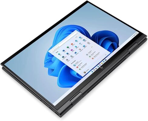 2022 HP Envy x360 15 2 في 1، 15.6 بوصة FHD Touch, Hexa-Core AMD Ryzen 5 5625U حتى 4.3GHz، ذاكرة رام 16GB DDR4 512GB PCIe SSD، واي فاي، بلوتوث، لوحة مفاتيح خلفية ، ويندوز 11، شاشة فلاش بروج 64GB in Kuwait