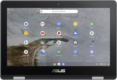 اسس لابتوب كروم بوك فليب C214MA-YS02T-S متين ومقاوم للماء، 11.6؟ شاشة لمس 360 درجة 2 في 1، انتل N4000، ذاكرة RAM 4GB LPDDR4، تخزين 32GB، تصميم Mil-Std 810G، نظام تشغيل كروم، قلم ستايلس in Saudi Arabia