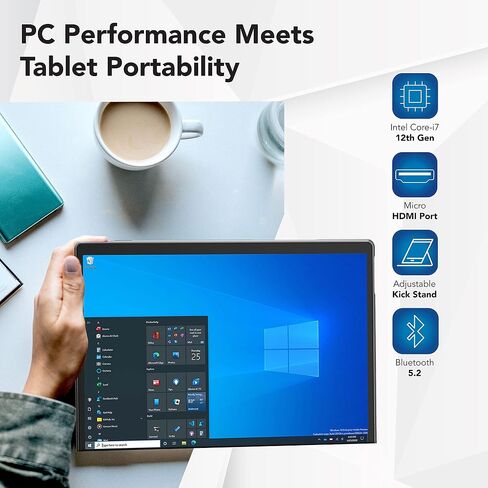 HYbook Pro 2 في 1 كمبيوتر محمول 13.3 بوصة FHD IPS، Intel Core-i7 الجيل الثاني عشر، ذاكرة الوصول العشوائي 32 جيجابايت، 1 تيرابايت SSD، Windows 10 Pro، لوحة مفاتيح إنجليزية وقلم ستايلس متضمن in Saudi Arabia