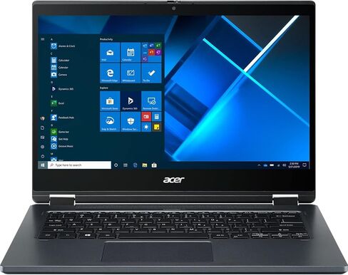 Acer Travelmate Spin P4, 14" Full HD Touch, Intel i5-1135G7, 8GB DDR4, 512GB NVMe SSD, Thunderbolt 4, Intel Wi-Fi 6 AX201, Rechargeable Active, Fingerprint Reader, Win 10 Pro, TMP414RN-51-54JZ in Kuwait