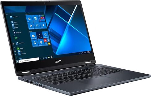 Acer Travelmate Spin P4, 14" Full HD Touch, Intel i5-1135G7, 8GB DDR4, 512GB NVMe SSD, Thunderbolt 4, Intel Wi-Fi 6 AX201, Rechargeable Active, Fingerprint Reader, Win 10 Pro, TMP414RN-51-54JZ in Kuwait