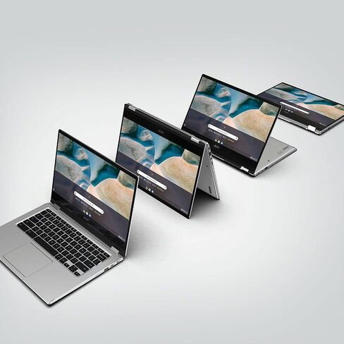 جهاز كمبيوتر محمول Acer 2022 Chromebook Spin 514 2 في 1 قابل للتحويل، شاشة لمس 14 بوصة FHD، معالج AMD Ryzen 3 3250C، ذاكرة وصول عشوائي 4 جيجابايت، 64 جيجابايت eMMC، USB-C، عمر بطارية طويل 10+، لوحة مفاتيح بإضاءة خلفية، نظام تشغيل Chrome، ملحق YSC in Saudi Arabia