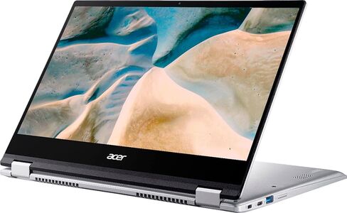 جهاز كمبيوتر محمول Acer 2022 Chromebook Spin 514 2 في 1 قابل للتحويل، شاشة لمس 14 بوصة FHD، معالج AMD Ryzen 3 3250C، ذاكرة وصول عشوائي 4 جيجابايت، 64 جيجابايت eMMC، USB-C، عمر بطارية طويل 10+، لوحة مفاتيح بإضاءة خلفية، نظام تشغيل Chrome، ملحق YSC in Saudi Arabia