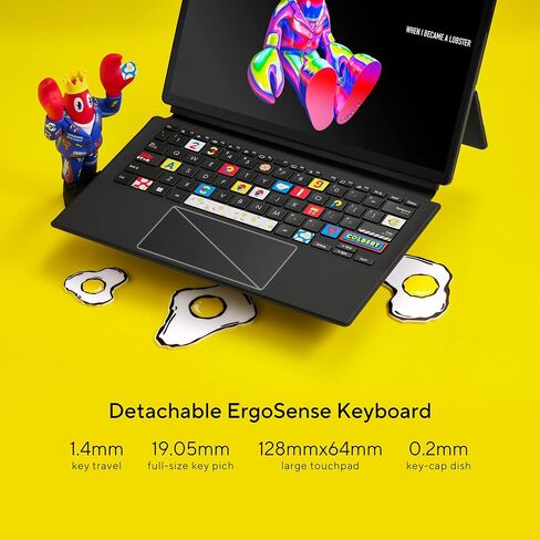 ASUS VivoBook 13 Slate OLED Steven Harrington Edition 2-in-1 Laptop, 13.3" FHD OLED touch Display, Intel Pentium Silver N6000 CPU, 8GB RAM, 256GB SSD, Windows 11 Home, Black, T3300KA-DB26T-S in Saudi Arabia