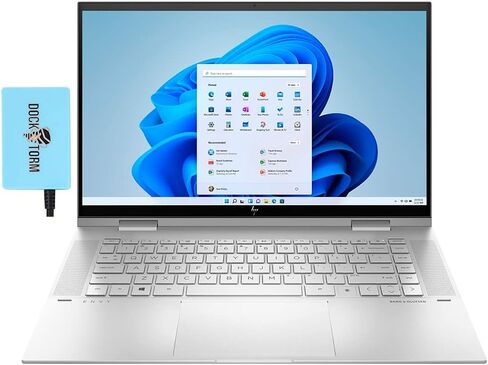 HP Envy x360 15T FHD IPS 15.6 بوصة تعمل باللمس 2 في 1 كمبيوتر محمول (Intel i5-1135G7 4-Core، ذاكرة وصول عشوائي 32 جيجابايت، 2 تيرابايت PCIe SSD، Intel Iris Xe، قلم نشط، قارئ FP، بإضاءة خلفية KYB، WiFi 6، BT 5.2، Win11H) ث/المحور in Saudi Arabia